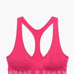 🆕 Savage X Fenty Pink Scoop Neck Bralette - Size: S